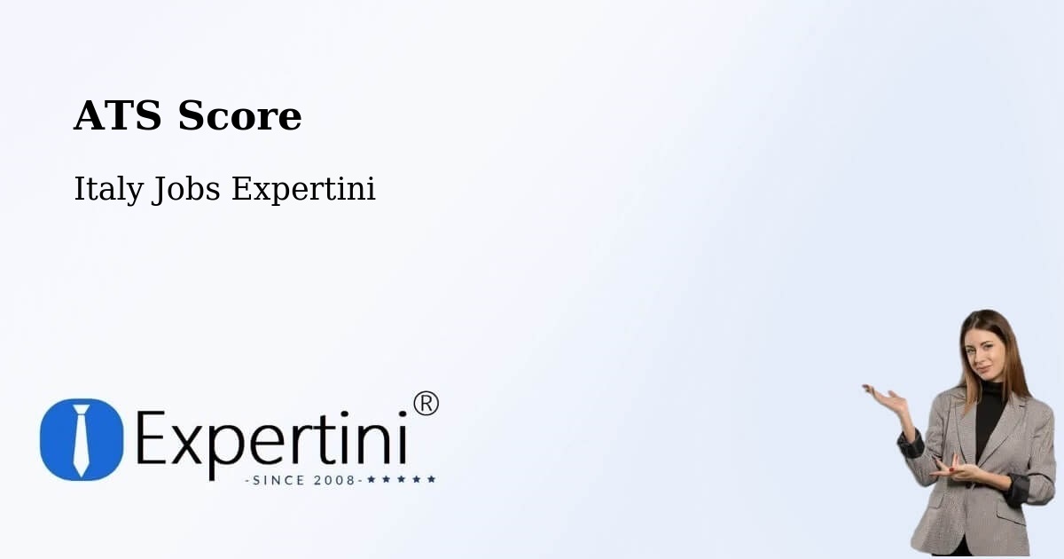Resume ATS Score & Job Description Match Tool – Sinalunga - Italy Jobs Expertini