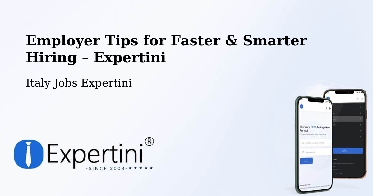 Employer Tips for Hiring & Recruitment – Sinalunga - Sinalunga, Italy Jobs Expertini